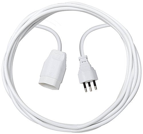 Brennenstuhl 1168132 Elektrokabel, 3 m, 3 m, Stecker/Buchse, 230 V, 10 A, Weiß