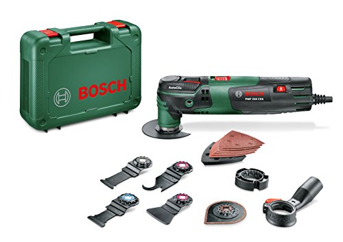 Bosch Multifunktionswerkzeug PMF 250 CES Set (250 Watt, im Koffer)