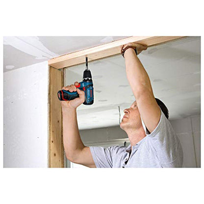 Bosch Professional 12V System Akku Bohrschrauber GSR 12V-15 (ohne Akkus & Ladegerät, in L-Boxx), Schwarz, Blau, Rot, Solo