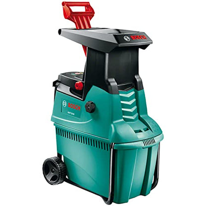 Bosch Leise Häcksler AXT 22 D (2200 Watt, Materialdurchsatz ca. 175 kg/H, Schneidekapazität Ø 38mm, im Karton)