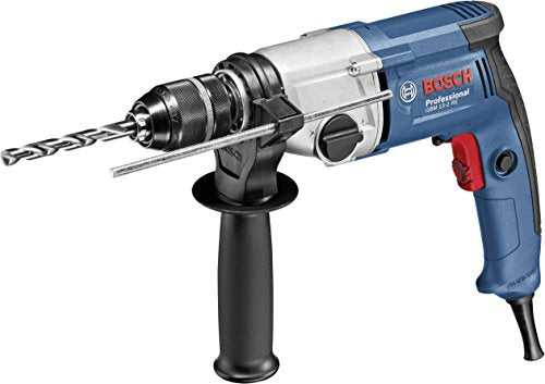 Bosch Professional Bohrmaschine GBM 13-2 RE (inkl. Zahnkranzbohrfutter 1,5-13mm, Zusatzhandgriff, Tiefenanschlag 210 mm, Karton)