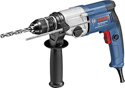 Bosch Professional Bohrmaschine GBM 13-2 RE (inkl. Zahnkranzbohrfutter 1,5-13mm, Zusatzhandgriff, Tiefenanschlag 210 mm, Karton)