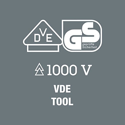 Wera 05004953001 8790 B VDE Zyklop-Steckschlüsseleinsatz, isoliert, mit 3/8 Zoll-Antrieb, 9.0 x 46.0 mm, 9
