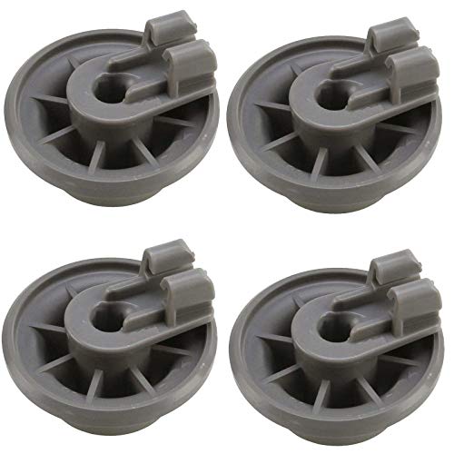 4X Korbrollen, Geschirrspüler Unterkorb Räder für Bosch Siemens Neff Küppersbusch Balay 611475 00611475 436718 Spülmaschine