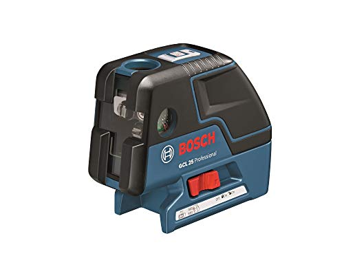 Bosch Professional GCL 25, ± 4° Selbstnivellierbereich, IP 54 Staub- und Spritzwasserschutz, BT 150, Schutztasche, L-BOXX-Einlage, 4 x 1,5-V-LR6 (AA)