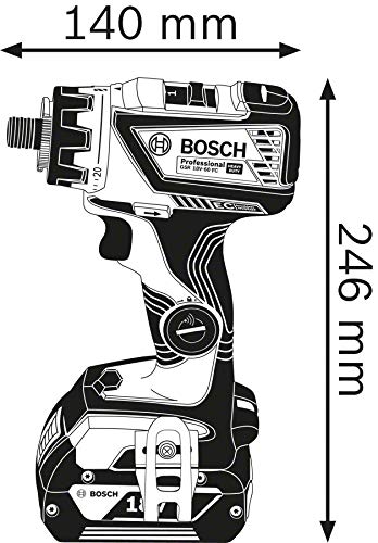 Perceuse visseuse gsr 18v-60 fc solo l-boxx BOSCH - 06019G7102