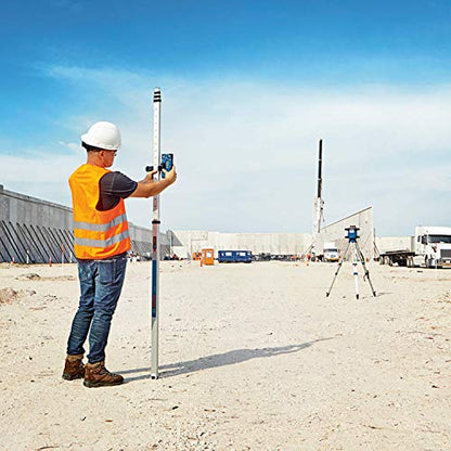 Bosch Professional 18V System Rotationslaser GRL 600 CHV (1x Akku 18 V, 4,0 Ah + ladegerät, mit App-Funktion, max. Arbeitsbereich: 600 m, in Handwerkerkoffer)