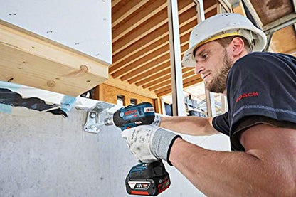 Bosch Professional 18V System Akku Drehschlagschrauber GDS 18V-300 (inkl. 2 x ProCORE18V 4.0 Ah, GAL 18V-40, L-BOXX) Blau