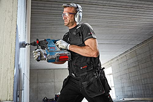 Bosch Professional 36V Akku Bohrhammer GBH 36V LI Plus (36V, inkl. 2x4.0Ah Akku, Schnellladegerät, Zusatzhandgriff, Tiefenanschlag, in L-BOXX 238)