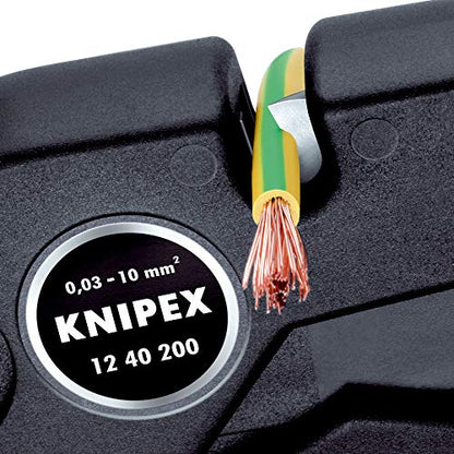 Knipex Selbsteinstellende Abisolierzange 200 mm 12 40 200 EAN