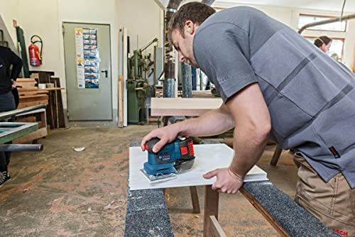 Bosch Professional 18V System Akku Schwingschleifer GSS 18V-10 (Schwingkreis-Ø: 1,6 mm, ohne Akkus und Ladegerät, im Karton)