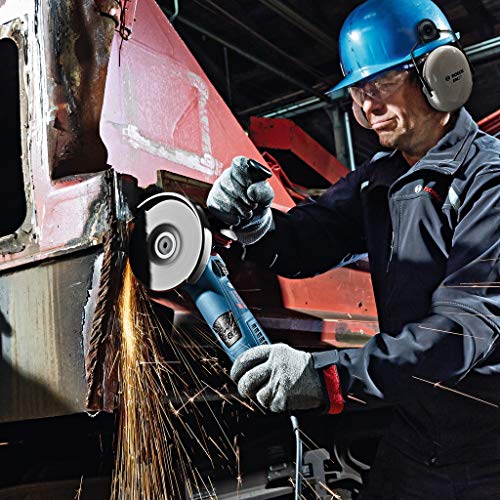 Bosch Professional Winkelschleifer GWX 19-125 S (1900 Watt, für X-Lock Zubehör, ScheibenØ: 125 mm, inkl. Anti-Vibrationshandgriff, Schutzhaube, im Karton)