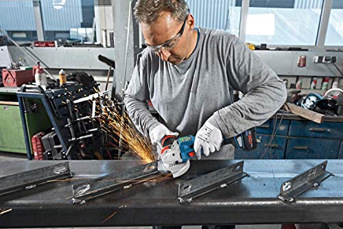 Bosch Professional BITURBO Akku-Winkelschleifer GWX 18V-15 SC (X-LOCK-Aufnahme, mit Connectivity-Modul, voreinstellbare Drehzahlstufen, inkl. 2x8.0 Ah ProCORE18V Akkus + Ladegerät, in L-BOXX)