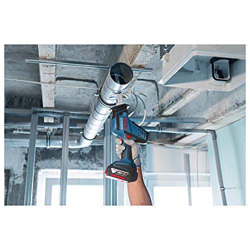 Bosch Professional 18V System GSA 18 V-LI C - Sierra sable a batería (0 - 3050 cpm, profundidad de corte 200 mm, sin batería, en caja)