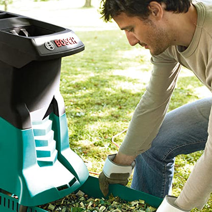 Bosch Leise Häcksler AXT 22 D (2200 Watt, Materialdurchsatz ca. 175 kg/H, Schneidekapazität Ø 38mm, im Karton)