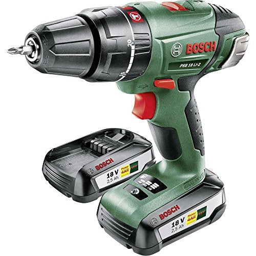 Bosch Akku Schlagbohrschrauber PSB 18 LI-2 (2 Akku, 18 Volt System, im Koffer)