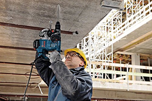 Bosch Professional Bohrhammer GBH 3-28 DRE (SDS Plus, inkl. Zusatzhandgriff, Tiefenanschlag 210 mm, Fetttube, Maschinentuch, im Handwerkerkoffer)