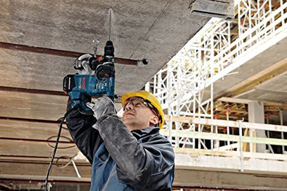 Bosch Professional Bohrhammer GBH 3-28 DRE (SDS Plus, inkl. Zusatzhandgriff, Tiefenanschlag 210 mm, Fetttube, Maschinentuch, im Handwerkerkoffer)