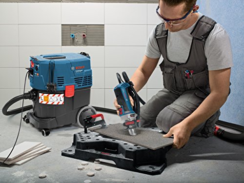 Bosch Professional Nass-/Trockensauger GAS 35 L AFC (inkl. 1x Zellulose-Flachfaltenflter, Fugendüse, Entsorgungssack, Krümmer, Bodendüsen-Set, 3x0,35 m Saugrohr, Schlauch 5 m mit Werkzeugmuffe)