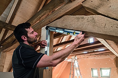Bosch Professional Digitaler Winkelmesser und Neigungsmesser GAM 270 MFL (Laserpräzision, Gehrungswinkelberechnung, Schenkellänge: 0 - 270º, Länge: 60 cm)