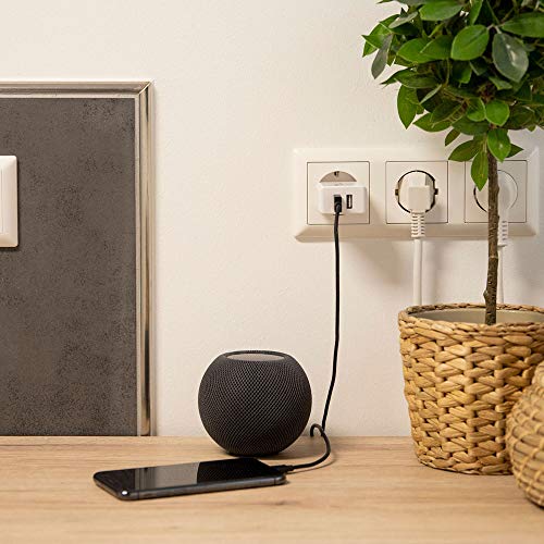 ANSMANN 2-Port Dual USB Ladegerät 2.4A - USB Charger mit Smart-IC Ladesteuerung, Netzteil besonders geeignet für iPhone, Samsung Galaxy, Huawei, Xiaomi, Tablet, GoPro, e-Book Reader, etc.