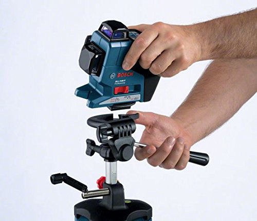 Bosch Professional Baustativ für Laser und Nivelliergeräte BT 250 (Höhe: 97,5–250 cm, Gewinde: 1/4 Zoll)