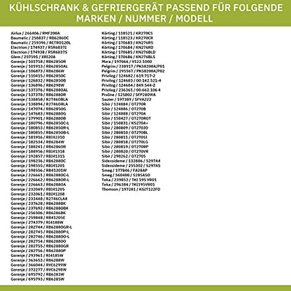Thermostat Original gorenje 103439 Danfoss 077B6886 für Kühlschrank mit innerer Gefrierfachtüre RBI RB RB6298W RVC6298W RB6258OC RB6284W RB6285W RB6283W R2746CLA4 RB6288OA RI4188W RB6288OO RI4185W uvm