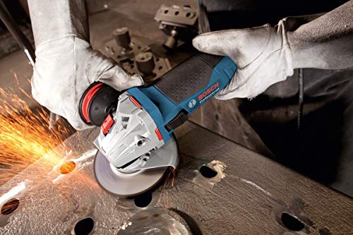 Bosch Professional Winkelschleifer GWS 17-125 CI (Scheibendurchmesser 125 mm, 1.700 Watt, inkl. Spannmutter, Schutzhaube, Zweilochschlüssel, Zusatzhandgriff)