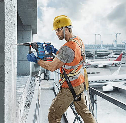 Bosch Professional 36V Akku Bohrhammer GBH 36 V-LI Plus (inkl. 2x6.0Ah Akku, Schnellladegerät, Wechselfutter SDS plus, in L-BOXX 238)