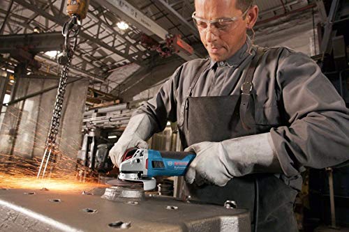 Bosch Professional Winkelschleifer GWS 17-125 CI (Scheibendurchmesser 125 mm, 1.700 Watt, inkl. Spannmutter, Schutzhaube, Zweilochschlüssel, Zusatzhandgriff)