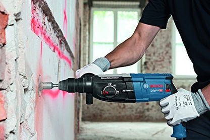 Bosch Professional Bohrhammer GBH 2-28 F (SDS-plus-Wechselfutter, 13 mm Schnellspannbohrfutter, bis 28 mm Bohr-Ø, Rückschlag-Schutz, in L-BOXX)