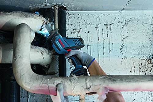 Bosch Professional 18V System GSA 18 V-LI C - Sierra sable a batería (0 - 3050 cpm, profundidad de corte 200 mm, 2 baterías x 5.0 Ah, en L-BOXX)