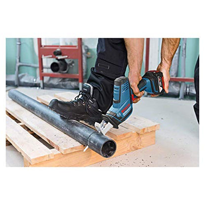 Bosch Professional 18V System GSA 18 V-LI C - Sierra sable a batería (0 - 3050 cpm, profundidad de corte 200 mm, sin batería, en caja)
