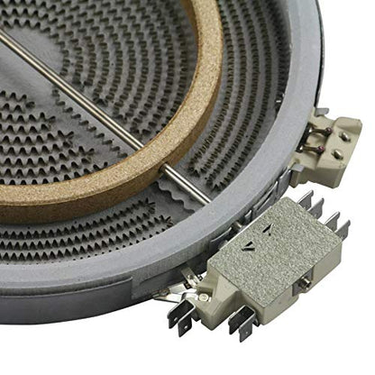HiLight Zweikreis Strahlheizkörper für Bosch Siemens Neff Constructa Gaggenau 2200W/1000W 356337 00356337 EGO 1051213432