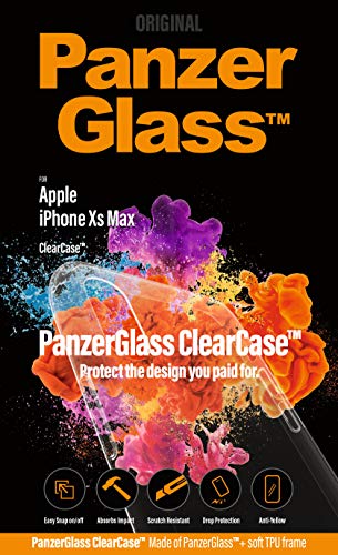 PanzerGlass ClearCase Glass für iPhone XS Max, Transparent