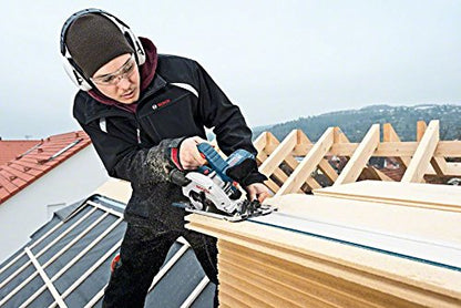 Bosch Professional Handkreissäge GKS 55+ GCE (1350 Watt, Sägeblatt-Ø: 165 mm, Parallelanschlag, 1x Kreissägeblatt, in L-BOXX 238)