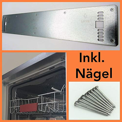 Wrasenschutz BSH Dampfschutzblech 60 cm + passende Nägel Wrasenschutzblech Spülmaschine Bosch, Neff, alle Hersteller