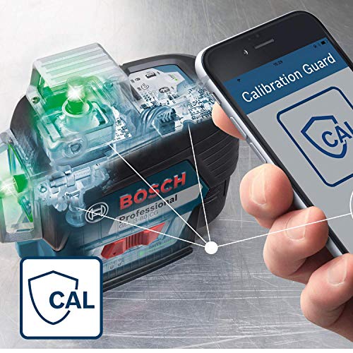 Bosch Professional 12V System Linienlaser GLL 3-80 CG (1x Akku 12V, Universalhalterung BM 1, m. App-Funktion, grüner Laser, max. Arbeitsbereich: 30 m, Tasche, in L-BOXX)
