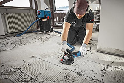 Bosch Professional Betonschleifer GBR 15 CAG (1.500 Watt, Leerlaufdrehzahl 9.300 min-1, Diamanttopfscheibe 125 mm, 3x Ersatzbürstenkranz, in L-BOXX 238)
