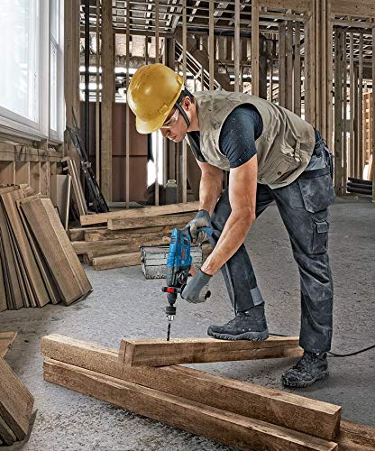 Bosch Professional Bohrhammer GBH 2-21 (mit SDS plus, inkl. 3x Drill Bit SDS plus, (6/8/10 mm), Zusatzhandgriff, Maschinentuch, Tiefenanschlag, im Handwerkerkoffer)