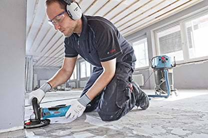 Bosch Professional Betonschleifer GBR 15 CAG (1.500 Watt, Leerlaufdrehzahl 9.300 min-1, Diamanttopfscheibe 125 mm, 3x Ersatzbürstenkranz, in L-BOXX 238)