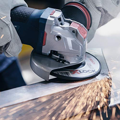 Bosch Professional Winkelschleifer GWX 19-125 S (1900 Watt, für X-Lock Zubehör, ScheibenØ: 125 mm, inkl. Anti-Vibrationshandgriff, Schutzhaube, im Karton)