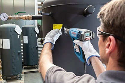 Bosch Professional Heißluftpistole GHG 23-66 (2300 Watt, Temperaturbereich 50-650 °C, inkl. Display, 2 Düsen, in Tragetasche)