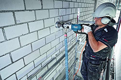 Bosch Professional Nass-Diamantbohrmaschine GDB 180 WE (5,2 kg, 2.000 Watt, 230 Volt, 180 mm Bohrbereich, Adapter Staubabsaugung, Kugelhahn, im Koffer)