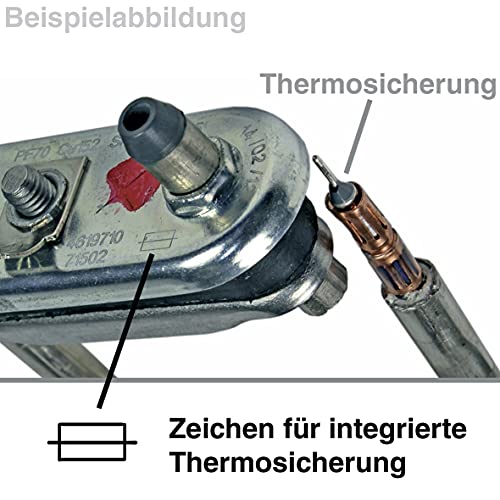 ORIGINAL Heizung Heizelement Heizstab 2000W Waschmaschine Bosch Siemens 652573