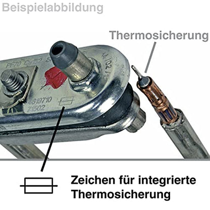 ORIGINAL Heizung Heizelement Heizstab 2000W Waschmaschine Bosch Siemens 652573