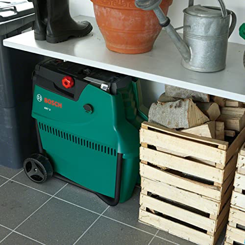 Bosch Leise Häcksler AXT 22 D (2200 Watt, Materialdurchsatz ca. 175 kg/H, Schneidekapazität Ø 38mm, im Karton)