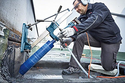 Bosch Professional Nass-Diamantbohrmaschine GDB 180 WE (5,2 kg, 2.000 Watt, 230 Volt, 180 mm Bohrbereich, Adapter Staubabsaugung, Kugelhahn, im Koffer)