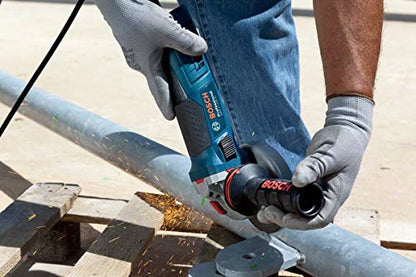 Bosch Professional Winkelschleifer GWS 17-125 CI (Scheibendurchmesser 125 mm, 1.700 Watt, inkl. Spannmutter, Schutzhaube, Zweilochschlüssel, Zusatzhandgriff)