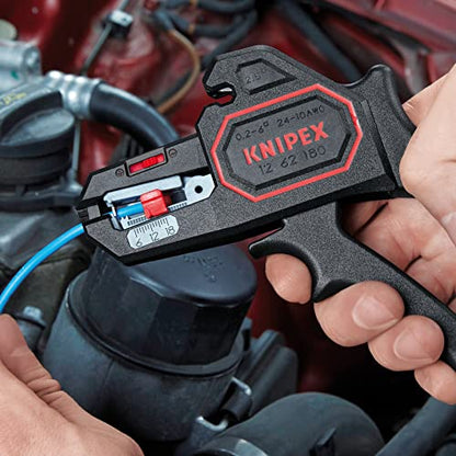 KNIPEX 12 62 180 Automatische Abisolierzange 180 mm, Schwarz